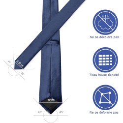 Cravate Régate Bleue Brodée